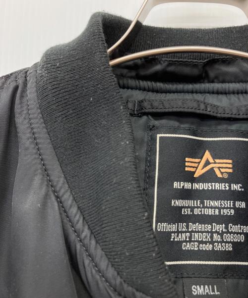 ALPHA（アルファ）ALPHA (アルファ) EMODA (エモダ) フライトジャケット ブラック サイズ:Sの古着・服飾アイテム