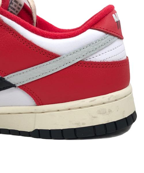 NIKE（ナイキ）NIKE (ナイキ) DUNK LOW RETRO PREMIUM レッド×ホワイト サイズ:27.5cmの古着・服飾アイテム