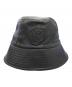 MONCLER GENIUS (モンクレール ジーニアス) レザーバケットハット ブラック サイズ:M：25000円