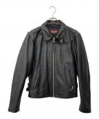 Rookieルーキー）の古着「レザージャケット」｜ブラック