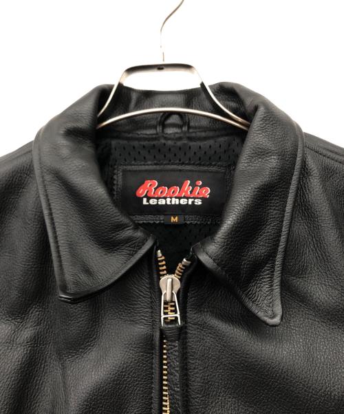 Rookie（ルーキー）Rookie (ルーキー) レザージャケット ブラック サイズ:Mの古着・服飾アイテム