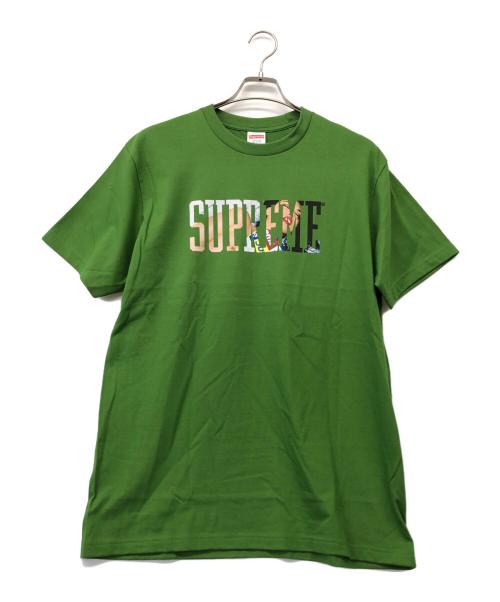 SUPREME（シュプリーム）SUPREME (シュプリーム) 半袖カットソー グリーン サイズ:Mの古着・服飾アイテム