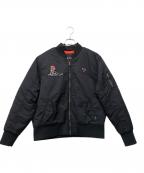 RVCAルーカ）の古着「MA-1ジャケット」｜ブラック