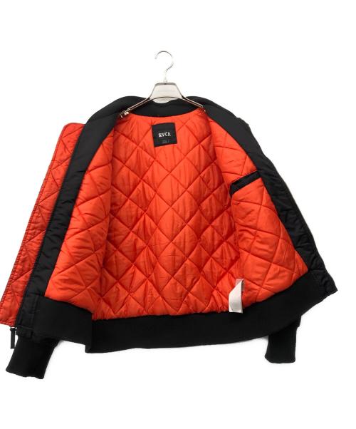 RVCA（ルーカ）RVCA (ルーカ) MA-1ジャケット ブラック サイズ:Lの古着・服飾アイテム