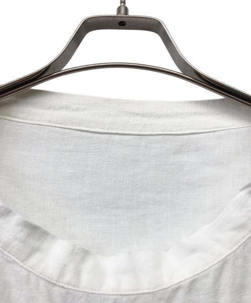 journal standard luxe（ジャーナルスタンダード ラックス）JOURNAL STANDARD LUXE (ジャーナルスタンダード リュクス) リネンブラウス ホワイト サイズ:不明の古着・服飾アイテム