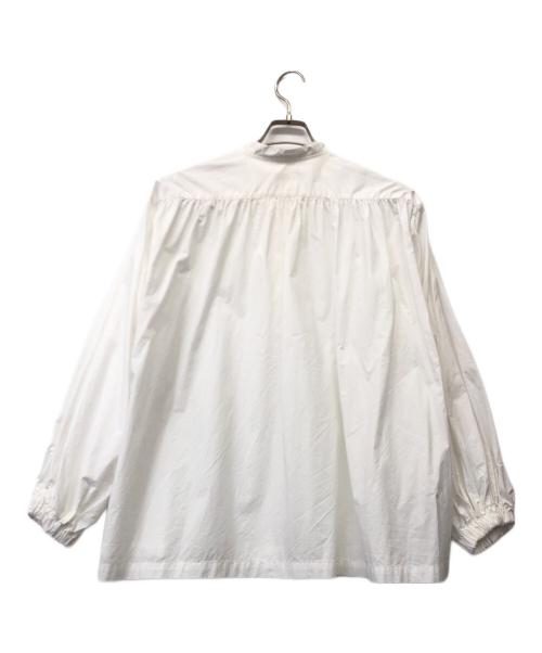 SCYE（サイ）SCYE (サイ) バンドカラーシャツ ホワイト サイズ:40の古着・服飾アイテム