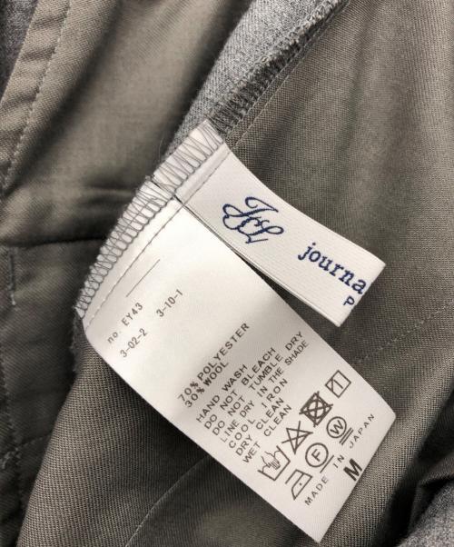 journal standard luxe（ジャーナルスタンダード ラックス）JOURNAL STANDARD LUXE (ジャーナルスタンダード ラックス) ウールワイドパンツ グレー サイズ:Mの古着・服飾アイテム
