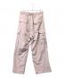 kurashi&trips publishing (クラシアンドトリップス パブリッシング) カーゴパンツ ピンク サイズ:L：5000円