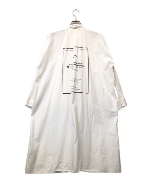 MM6 Maison Margiela（エムエムシックスメゾンマルジェラ）MM6 Maison Margiela (エムエムシックス メゾンマルジェラ) シャツワンピース ホワイト サイズ:40の古着・服飾アイテム
