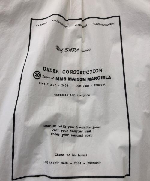 MM6 Maison Margiela（エムエムシックスメゾンマルジェラ）MM6 Maison Margiela (エムエムシックス メゾンマルジェラ) シャツワンピース ホワイト サイズ:40の古着・服飾アイテム