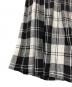 中古・古着 O’NEIL OF DUBLIN (オニールオブダブリン) リネンラップスカート ホワイト×ブラック サイズ:S：6000円