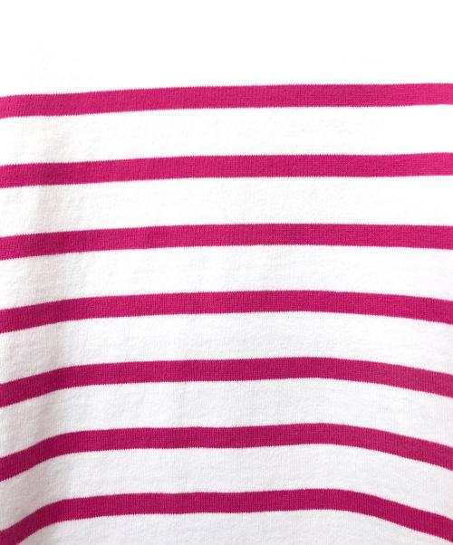 Shinzone（シンゾーン）Shinzone (シンゾーン) ボーダーカットソー ピンク サイズ:FREEの古着・服飾アイテム