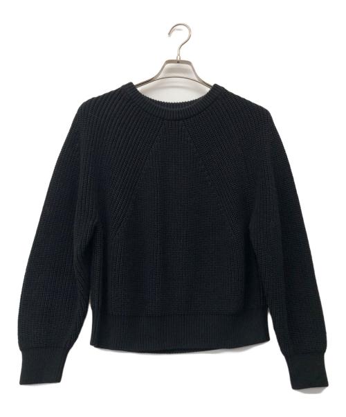 BATONER（バトナ―）BATONER (バトナ―) コットンニット ブラック サイズ:2の古着・服飾アイテム