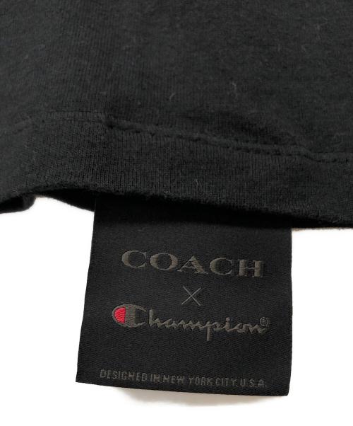 Champion（チャンピオン）Champion (チャンピオン) COACH (コーチ) Tシャツ ブラック サイズ:XSの古着・服飾アイテム