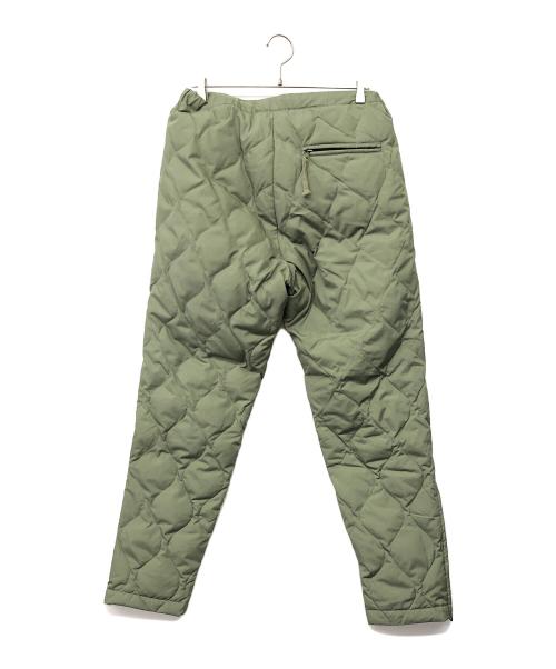 TAION（タイオン）TAION (タイオン) キッルティングパンツ グリーン サイズ:Lの古着・服飾アイテム