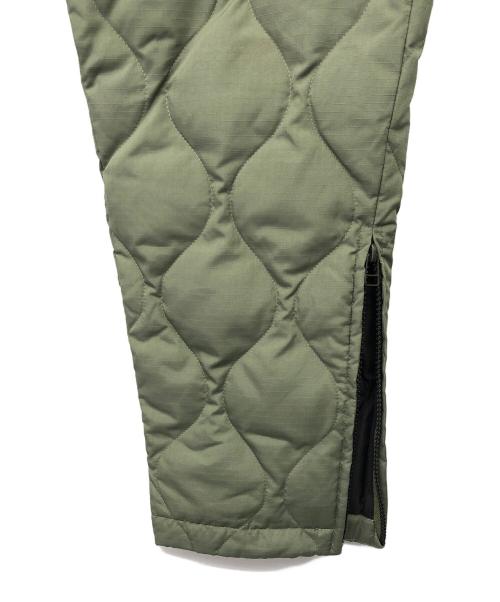 TAION（タイオン）TAION (タイオン) キッルティングパンツ グリーン サイズ:Lの古着・服飾アイテム