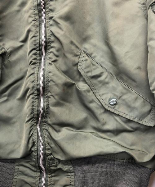 ALPHA（アルファ）ALPHA (アルファ) L-2Bジャケット カーキ サイズ:Mの古着・服飾アイテム