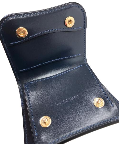 WILDSWANS（ワイルドスワンズ）WILDSWANS (ワイルドスワンズ) 2つ折り財布 ネイビーの古着・服飾アイテム