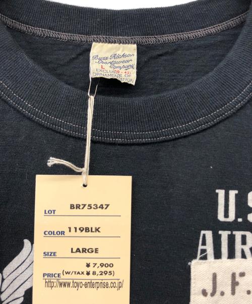 BUZZ RICKSON'S（バズリクソンズ）Buzz Rickson's (バズリクソンズ) 半袖カットソー ネイビー サイズ:L 未使用品の古着・服飾アイテム