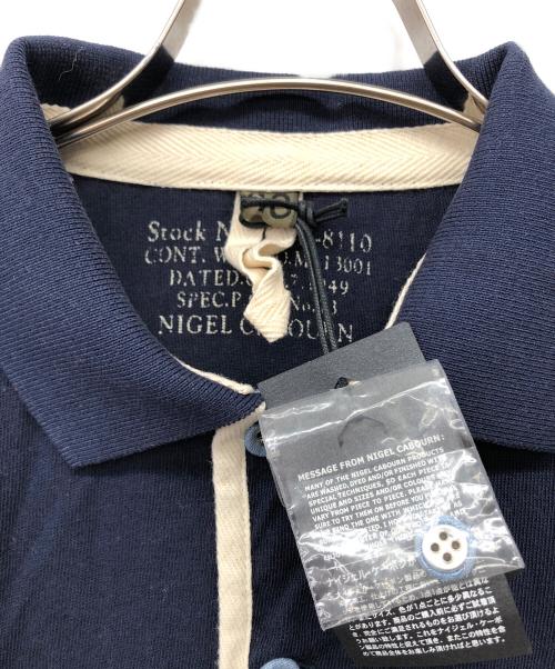 NIGEL CABOURN（ナイジェルケーボン）NIGEL CABOURN (ナイジェルケーボン) ポロシャツ ネイビー サイズ:48 未使用品の古着・服飾アイテム