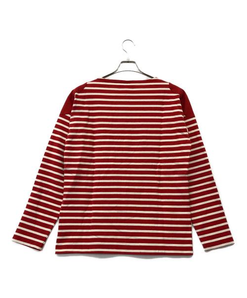 NIGEL CABOURN（ナイジェルケーボン）NIGEL CABOURN (ナイジェルケーボン) ボーダーカットソー レッド サイズ:48の古着・服飾アイテム