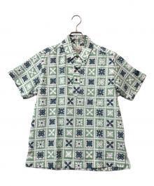 Sun Surf（サンサーフ）の古着「プルオーバーアロハシャツ」｜グリーン