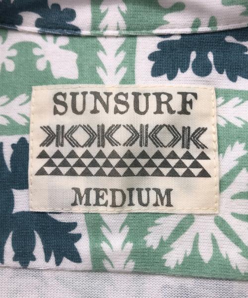 Sun Surf（サンサーフ）Sun Surf (サンサーフ) プルオーバーアロハシャツ グリーン サイズ:Mの古着・服飾アイテム