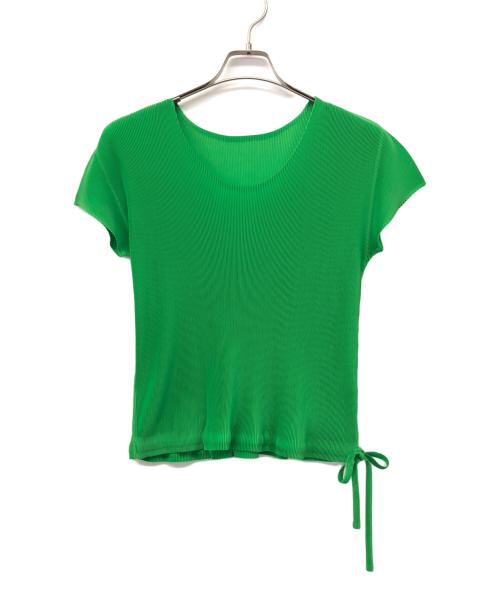 PLEATS PLEASE（プリーツプリーズ）PLEATS PLEASE (プリーツプリーズ) ブラウス グリーン サイズ:03の古着・服飾アイテム