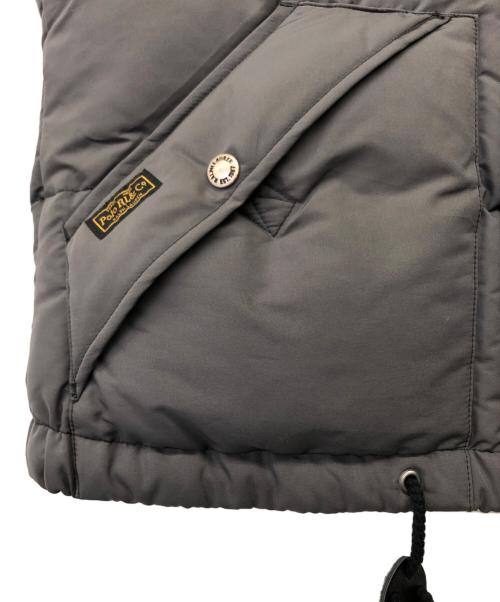 POLO RALPH LAUREN（ポロ・ラルフローレン）POLO RALPH LAUREN (ポロ・ラルフローレン) フード付ダウンベスト グレー サイズ:Mの古着・服飾アイテム