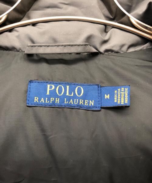 POLO RALPH LAUREN（ポロ・ラルフローレン）POLO RALPH LAUREN (ポロ・ラルフローレン) フード付ダウンベスト グレー サイズ:Mの古着・服飾アイテム