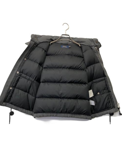 POLO RALPH LAUREN（ポロ・ラルフローレン）POLO RALPH LAUREN (ポロ・ラルフローレン) フード付ダウンベスト グレー サイズ:Mの古着・服飾アイテム