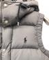 中古・古着 POLO RALPH LAUREN (ポロ・ラルフローレン) フード付ダウンベスト グレー サイズ:M：8000円