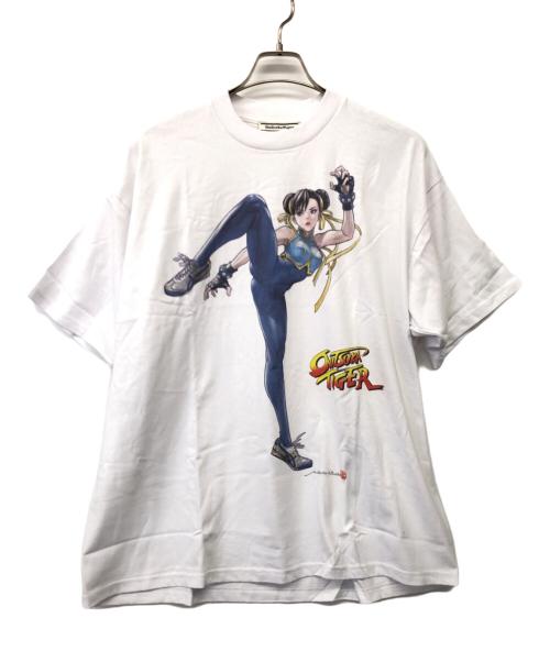 Onitsuka Tiger（オニツカタイガー）Onitsuka Tiger (オニツカタイガー) Tシャツ ホワイト サイズ:Fの古着・服飾アイテム