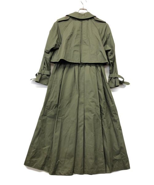 Ameri（アメリ）AMERI (アメリ) トレンチコート カーキ サイズ:FREEの古着・服飾アイテム