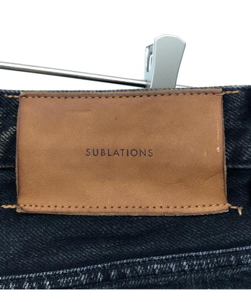 SUBLATIONS（サブレーションズ）SUBLATIONS (サブレーションズ) デニムパンツ インディゴの古着・服飾アイテム