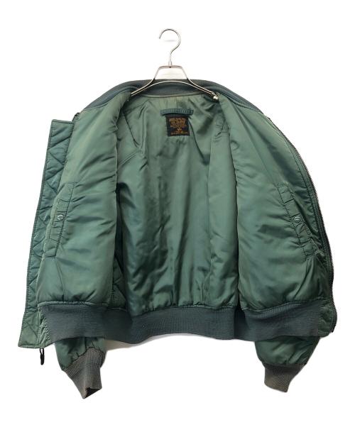 ALPHA INDUSTRIES（アルファインダストリーズ）ALPHA INDUSTRIES (アルファインダストリーズ) MA-1ジャケット グリーン サイズ:XLの古着・服飾アイテム