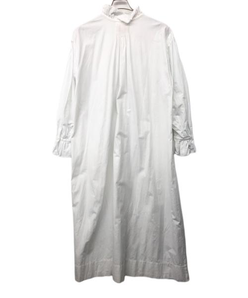 NIGEL CABOURN（ナイジェルケーボン）NIGEL CABOURN (ナイジェルケーボン) シャツワンピース ホワイト サイズ:8の古着・服飾アイテム
