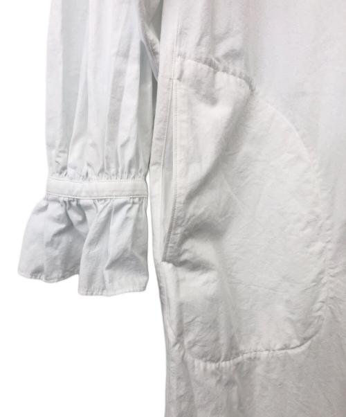 NIGEL CABOURN（ナイジェルケーボン）NIGEL CABOURN (ナイジェルケーボン) シャツワンピース ホワイト サイズ:8の古着・服飾アイテム