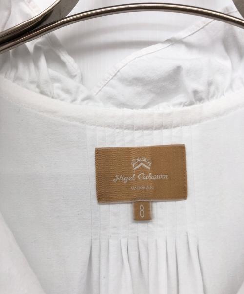 NIGEL CABOURN（ナイジェルケーボン）NIGEL CABOURN (ナイジェルケーボン) シャツワンピース ホワイト サイズ:8の古着・服飾アイテム