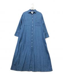 Healthy DENIM（ヘルシーデニム）の古着「デニムシャツワンピース」｜インディゴ