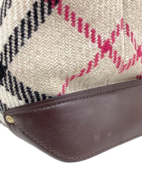 BURBERRY（バーバリー）BURBERRY (バーバリー) トートバッグ アイボリーの古着・服飾アイテム