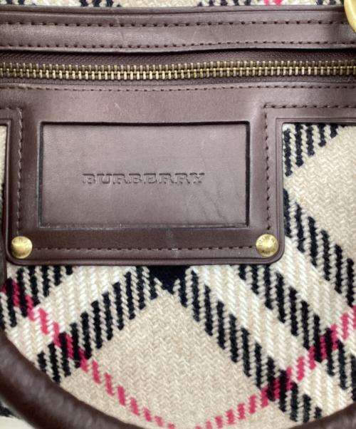 BURBERRY（バーバリー）BURBERRY (バーバリー) トートバッグ アイボリーの古着・服飾アイテム