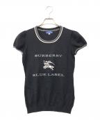 BURBERRY BLUE LABELバーバリーロンドンブルーレーベル）の古着「ニット」｜ブラック