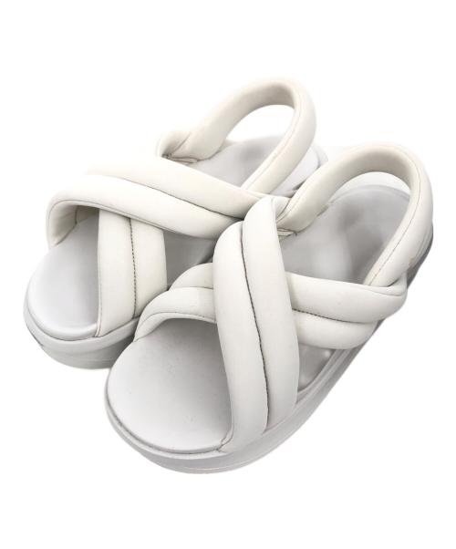 NIKE（ナイキ）NIKE (ナイキ) サンダル ベージュ サイズ:25cmの古着・服飾アイテム