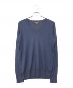 DRAWERドゥロワー）の古着「カシミヤニット」｜ネイビー