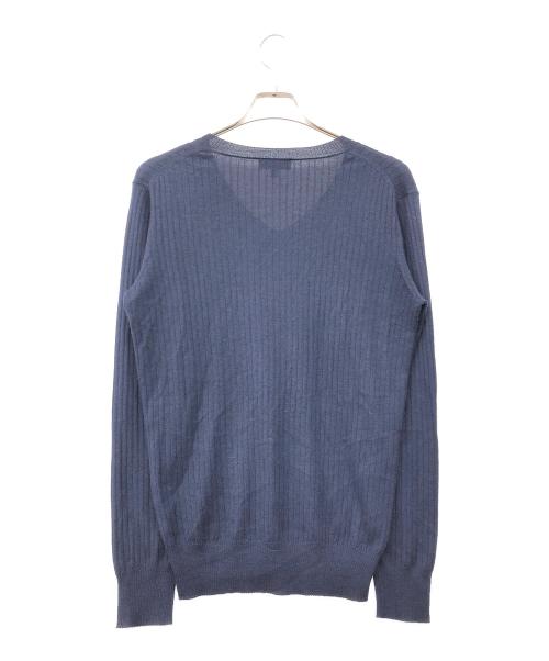 DRAWER（ドゥロワー）DRAWER (ドゥロワー) カシミヤニット ネイビー サイズ:40の古着・服飾アイテム