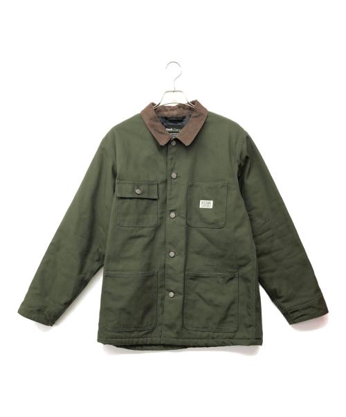 BACK CHANNEL（バックチャンネル）BACK CHANNEL (バックチャンネル) カバーオール グリーン サイズ:XLの古着・服飾アイテム