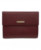 BURBERRYバーバリー）の古着「がま口財布」｜ワインレッド