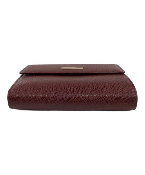 BURBERRY（バーバリー）BURBERRY (バーバリー) がま口財布 ワインレッドの古着・服飾アイテム