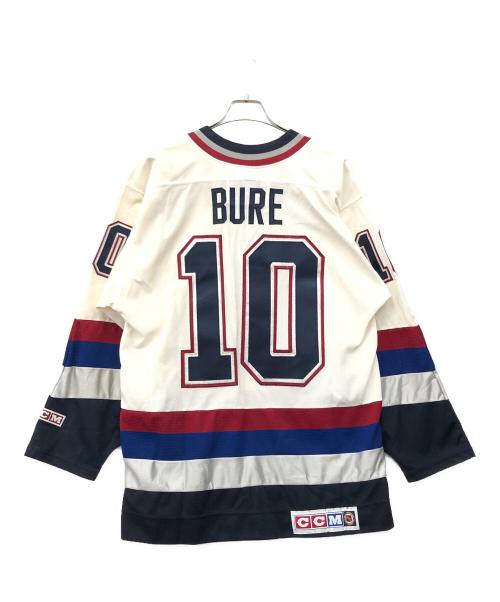 NHL（エヌエイチエル）NHL (エヌエイチエル) ゲームシャツ ホワイト サイズ:不明の古着・服飾アイテム